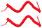 WATIIFUFU 2 Pz telefonica telefono telefoni per la rete fissa domestica cavi telefonici cavo telefonico per rete fissa accessorio telefonico cavo telefonico rame rosso