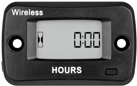 Honor Meet Digital Wireless Vibration Activated Hour meter,Data Remote Bluetooth Manage,Maintenance Reminders,Battery replaceable for Lawn Mower Tractor Generator Compressor Chainsaw Motorcycle ATV.