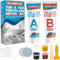 Porcelain Repair Kit, White Tile & Bathtub Repair Kit, for Tub, Enamel, Fiberglass, Acrylic, Porcelain, Ceramic, Marble, Granite, Chips, Dents, Cracks, Hole