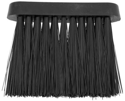Kaminbürste Schwarz und Kleiner Kehrschaufel, mit Weichen Borsten