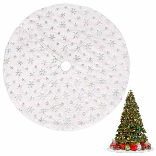 Christbaumdecke Rund,Weihnachtsbaum Rock 78cm,Christbaum Teppich Rund,Baumdecke Weihnachtsbaum,Weihnachtsbaumteppich für Weihnachtsbaum Deko