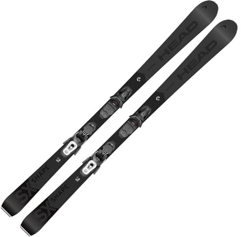 Ski Alpinski Pistenski - Head Shape SX Black Edition - Speed Rocker - inkl. Bindung PR11 GW Gripwalk Z3-11 - für Fortgeschrittene und Könner - Carvingski für präparierte Piste (170)