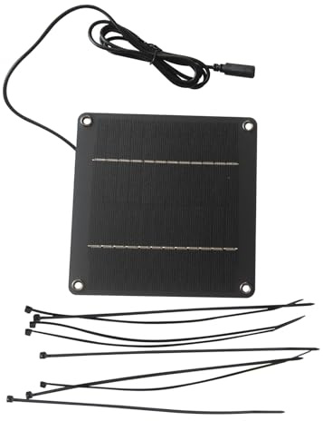 KAHDGSS Panneau ABS 4W 12V Mainteneur De Batterie pour Lampe Publicitaire Signaux Circulation Domotique Kit Panneaux Solaires pour La Maison