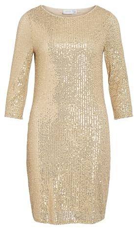 Vila Female Kleid Kurzes Pailletten