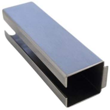 ck-türbeschläge Lot de 5 manchons de réduction de 8 à 9 mm en acier inoxydable V2A de 30 mm - avec col, manchon de compensation pour poignée de porte, carré, tige de poignée et écrou de serrure (5