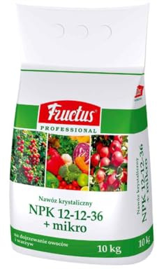 Frcutus Concime NPK 12-12-36 10kg - Fertilizzante Idrosolubile frutta e verdura