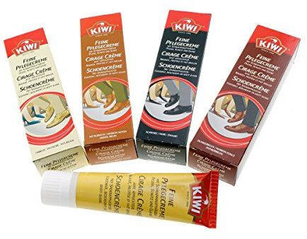 Kiwi Shoe Polish Shine & Care Cream Medium Brown 75 g