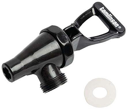 Complete Tap Assembly for J183 J184 J192 Water Urns, Black Plastic | Prevents leaks and drips with a secure-fit commercial seal, extending the life of busy catering water boilers.
