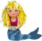Amscan 9903248 - Pinata Be a Mermaid, 14,5 x 38,5 x 39,8 cm, zum Befüllen mit Süßigkeiten und Konfetti, Kindergeburtstag