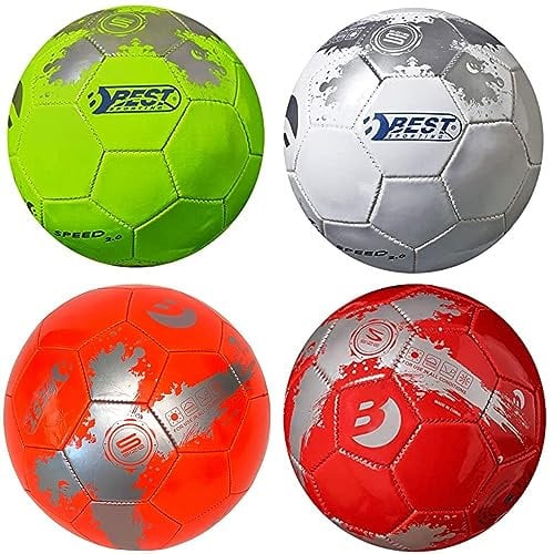 BEST SPORTING Fußball Speed 2.0 - Hochwertiger Ball in Bunt für Kinder - Größe 5 - Cooles Design für Fußball Training