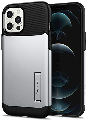 Spigen Apple iPhone 12 Pro Max Hülle Slim Armor Satin Silver - ACS01482