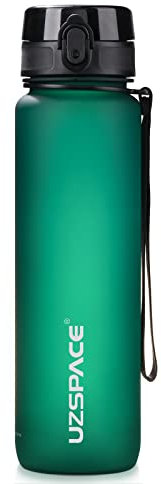 UZSPACE Trinkflasche 500ml/800ml/1L, Sport Trinkflasche Kinder Auslaufsicher, Tritan & BPA-frei Wasserflasche für fahrrad, fitness,Outdoor