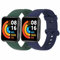MIJOBS 2 Stück Armband Kompatibel mit Redmi Watch 2 Lite & Xiaomi Mi Watch Lite 2 & POCO Watch Silikonbänder Sportarmband Wasserdichtes Armbänder für Redmi Watch 2 Lite