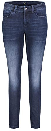 MAC Jeans Damen Dream Skinny, per Pack blau-mittel (Basic Slight Used Blue D651), W34/L32 (Herstellergröße: 34/32)