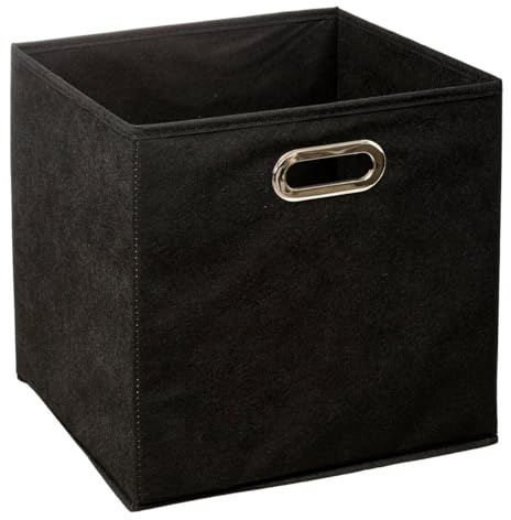 Five Aufbewahrungsbox, Schwarz, 31 x 31 x 31 cm
