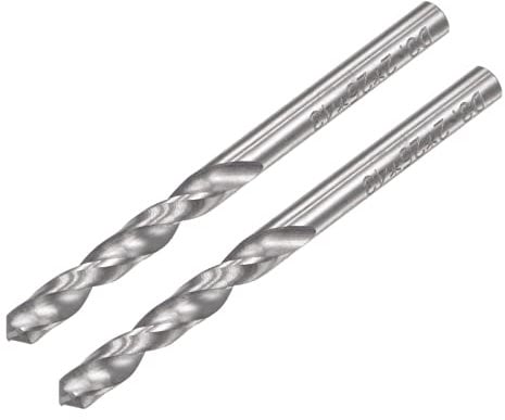 sourcing map 2 Stück VHM Bohrer Spiralbohrer Hochleistungsbohrer Ultrahart 3.2 mm C2/K20
