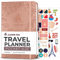 Clever Fox Reisetagebuch – Urlaubsplaner mit Budgetplan, Packliste, Ausgaben-Tracker & Reisetagebuch – Reiserouten-Organizer für Frauen, Männer & Paare – Taschenformat, Roségold, 2019