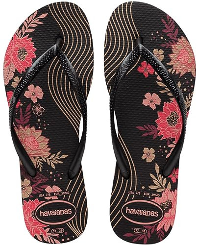 Havaianas - Slim Organic, Chanclas Elegantes, Duraderas y Versátiles, con Suela Antideslizante, Mujer