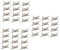 EXCEART 300pièces Clips Métalliques Décoratifs De Noël Pinces Multi-usages pour Décorations De Sapin Et Fleurs Pratiques Et Fiables pour Vos Agencements Festifs