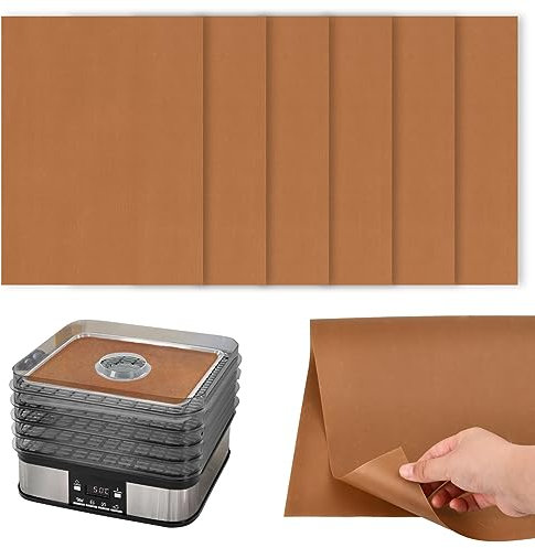 Wisebom 6 PCS Reusable Non Stick Oven Liner, 40 x 60 cm Baking Magic Mat Baking Tray Liner, Teflon Baking Sheet Food Tray Pan Liners Washable for BBQ Baking Cooking Heat Transfer