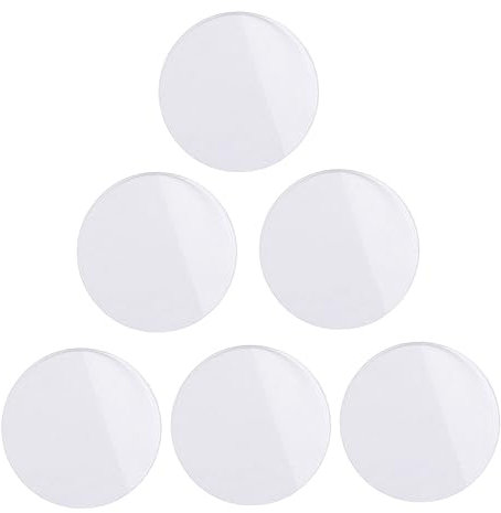 Gadpiparty 6 Stk objektiv beobachten taschenuhr watches Rundes Uhrenglas uhrenschatulle die uhr Flaches Uhrenglas Austausch des Uhrenglases Uhrenglas aus Glas austauschbar Linse Ersatzteile