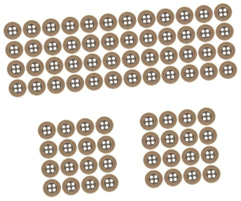 NUOBESTY 500 Stk Knopf scrapbook scheckheft näh zubehör home dekoration dirndl s kleidung diy-taste Knöpfe im Retro-Stil Mantelknöpfe empfindlich schmücken Beschichtungsschnalle Plastik