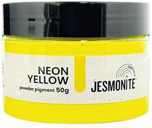 Jesmonite Pigment in Pulverform, Neonfarben, 50 g, Gelb