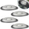 2472-824 Inserto de Almohada Ovalado + Soporte Trasero para Jacuzzi Serie J-300 Jacuzzi y spas (2014-2018), Almohada para reposacabezas J300 de Repuesto 2455-263 (Paquete de 4)