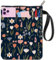 CRASPIRE Blumenbuchhülle Pflanzenschutz Buchumschläge Für Taschenbücher Waschbarer Buchumschlag Aus Stoff Mit Reißverschluss Und Zusätzlicher Ärmeltasche Für Buchliebhaber Klassenkameraden Freunde