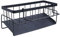 Luabue Organizador para Fregadero Organizador Cocina con Bandeja de Escurrido Automático Toallero Extraíble para Cocina Baño Cepillos, Esponjas, Artículos de Limpieza (Negro)