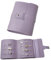 ZHIERNA Organizador de pendientes, carpeta de libros pequeños, bolsas de almacenamiento prácticas, caja de joyería, organizador de joyas, estuche portátil de PU para niñas y mujeres