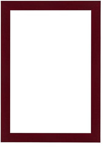 Home Decoration - Bilderrahmen 20x30 cm - Weinrot Gewischt - Bilderrhamen aus MDF mit Antireflex Kunstglas - Fotorahmen 20x30 cm - Colonia