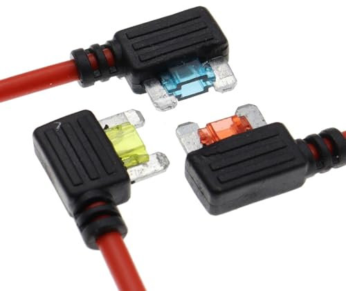 12V 5A 10A 15A 20A Car Fuse Holder Add-a-circuit TAP Adapter Micro Standard ATM APM Blade MINI Medium(1Pcs,MICRO_15A)