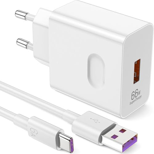 Chargeur 66w SuperCharge pour Honor Magic 7 6 5 4 Lite Pro 90 200 X8a X8b avec câble de charge rapide USB C 6A, chargeur adaptateur d'alimentation pour HONOR 90 70 Lite X9b
