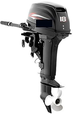 SOFTTO Außenbordmotoren für Boote Außenbordmotor, 2-Takt-25-PS-Bootsmotor, 13,2 kW, 326 cm³, 24 l Kraftstofftank, CDI-System, Angeln, Kajak, Süßwasser