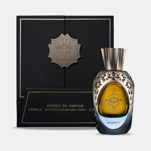 Atralia Amora Serenity Extrait de Parfum Unisex 100ML - Lenitivo profumo unisex con note armoniose di violetta, rosa, oud e ambra, per serenità ed eleganza