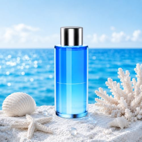 BJ 573 Smart Car Lufterfrischer Nachfüllpackungen: Premium 50 ml Parfüm-Set, für Smart Car Diffusor (Ozean)