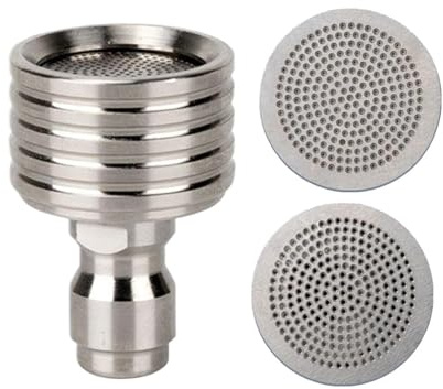 Sprühdüsen für Hochdruckreiniger, Ersatzteile aus Stahl | Düsen mit Schnellanschluss, 6,35 mm, 3 Sprühmodi für Autowäsche, Bewässerung von Pflanzen und Garten