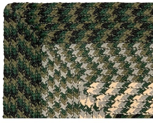 Better Trends Geflochtener Teppich, Alpine Braid Collection – strapazierfähig, schmutzabweisend, wendbarer Innenteppich, 100% Polypropylen, lebendige Farben, 61 x 121,9 x 121,9 cm, L-förmiger