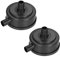 Sourcingmap 2pcs Air Filter Silencer, 1/2 BSP 20mm Thread, 3.15 Height, 4.72 Diameter