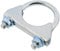 daw21onlineshop M8 Bügelschellen Auspuffschellen U Bolt Clamp alle Durchmesser M8 60mm 2 Stück Silver
