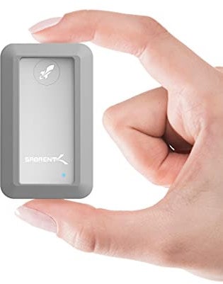 SABRENT External SSD 1TB Water Proof [IP67] with Bumper Guard, Portable Hard Drive NVMe USB 3.2x2 1000 MB/s Read, USB Cables Included, External M.2 SSD, 2.85 in Length (SB-1TB-NAWP)