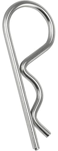 FASTON® Federstecker einfach 5x101 mm Edelstahl A4 V4A (5 Stück) Federsplinte Federvorstecker Sicherungsclips Stecker/Splint Vorstecker