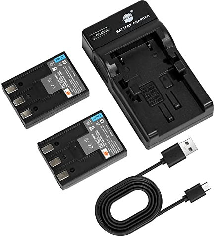 DSTE 2PCS NB-3L NB-3LH Batterie de Chargeur pour Canon PowerShot SD10 SD100 SD110 SD20 SD500 SD550