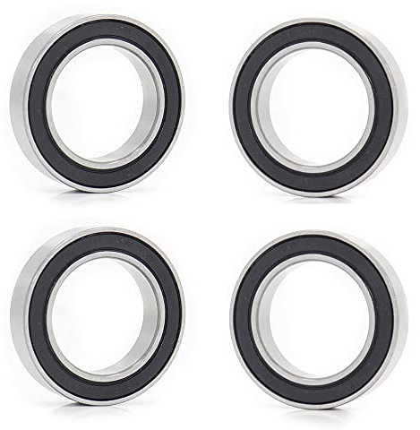24378-2RS Kugellager, 24x37x8mm Chrom Stahl Direktpresse Staubdichtung, MR2437 LLB Kurbellager für BB90 Treuse, (Pick von 4Stücks)