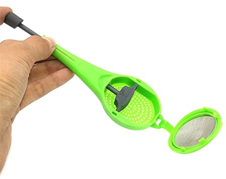 Tooloflife Paquete de 2 infusores de té verde de silicona, forma de cuchara, apto para lavavajillas