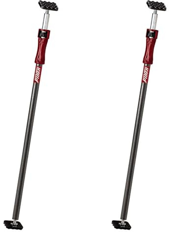 Piher Lastenstangen 2er-Set (P3 155-290cm) | Verstellbare Deckenstützen für Innenausbau, Ladungssicherung & Baustellen | Robuste Montagestützen mit hoher Tragkraft