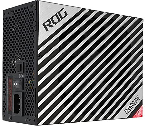 ASUS ROG Thor 1000W Evangelion Platinum II Bloc d’Alimentation (radiateurs, Ventilateurs axiaux à Double roulement à Billes, Technologie 0dB, 80 Plus Platinum, câbles modulables, Garantie 10 Ans)
