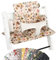 UKJE Cuscino compatibile con Stokke Tripp Trapp - Morbido cuscino per sedile per neonati, bambini e bambini piccoli, Accessori per seggiolone, Inserto in tessuto di cotone (wilde bloemen)