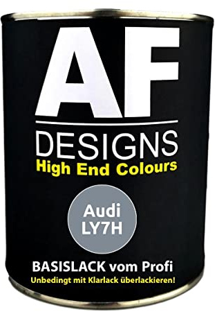 1L für Audi LY7H Akoyasilber Metallic Spritzfertig | 1L Autolack für Audi LY7H Akoyasilber Metallic